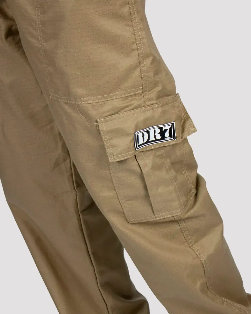 Miniatura: Calça DR7 Street Rip Stop Cargo - Caqui