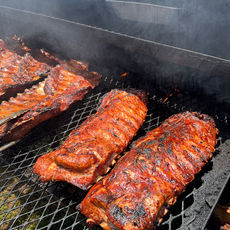 bo's ribs on the grill