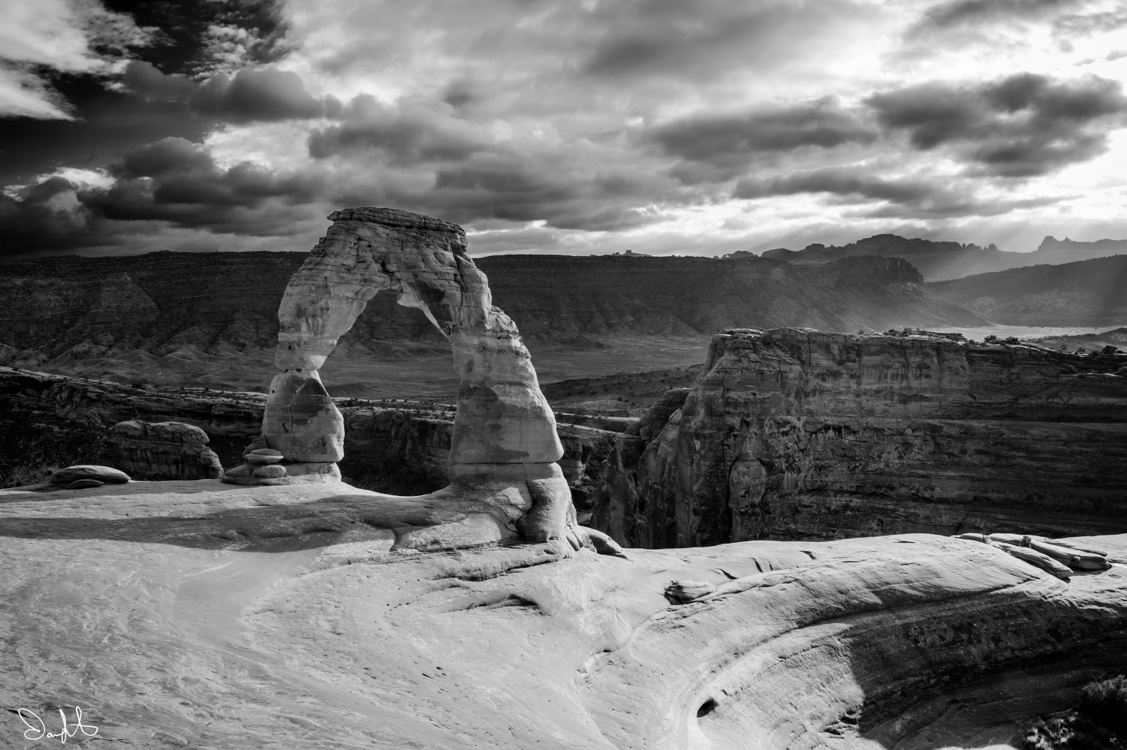 Delicate Arch BnW
