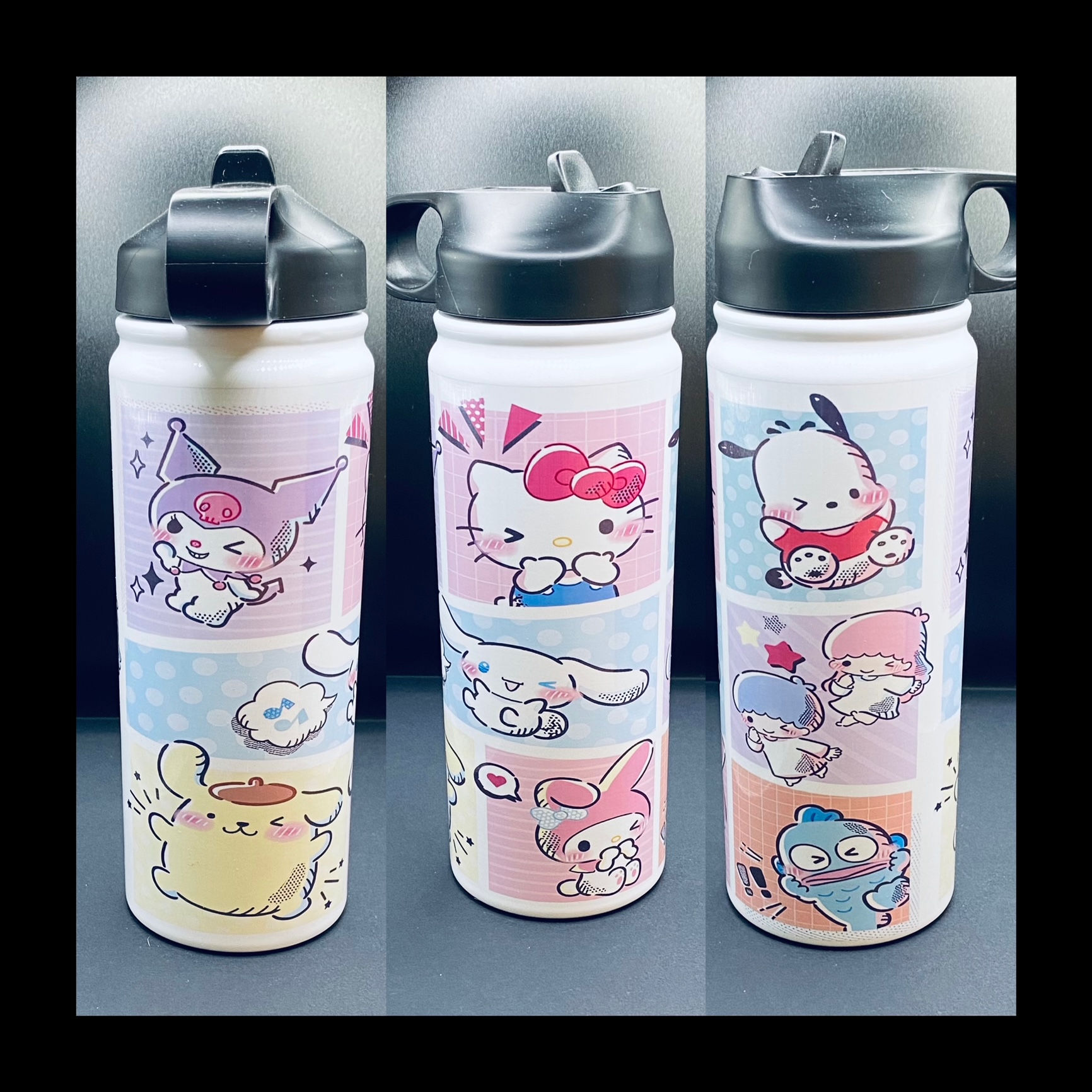 18 oz Hello Kitty Water Bottle Tumbler