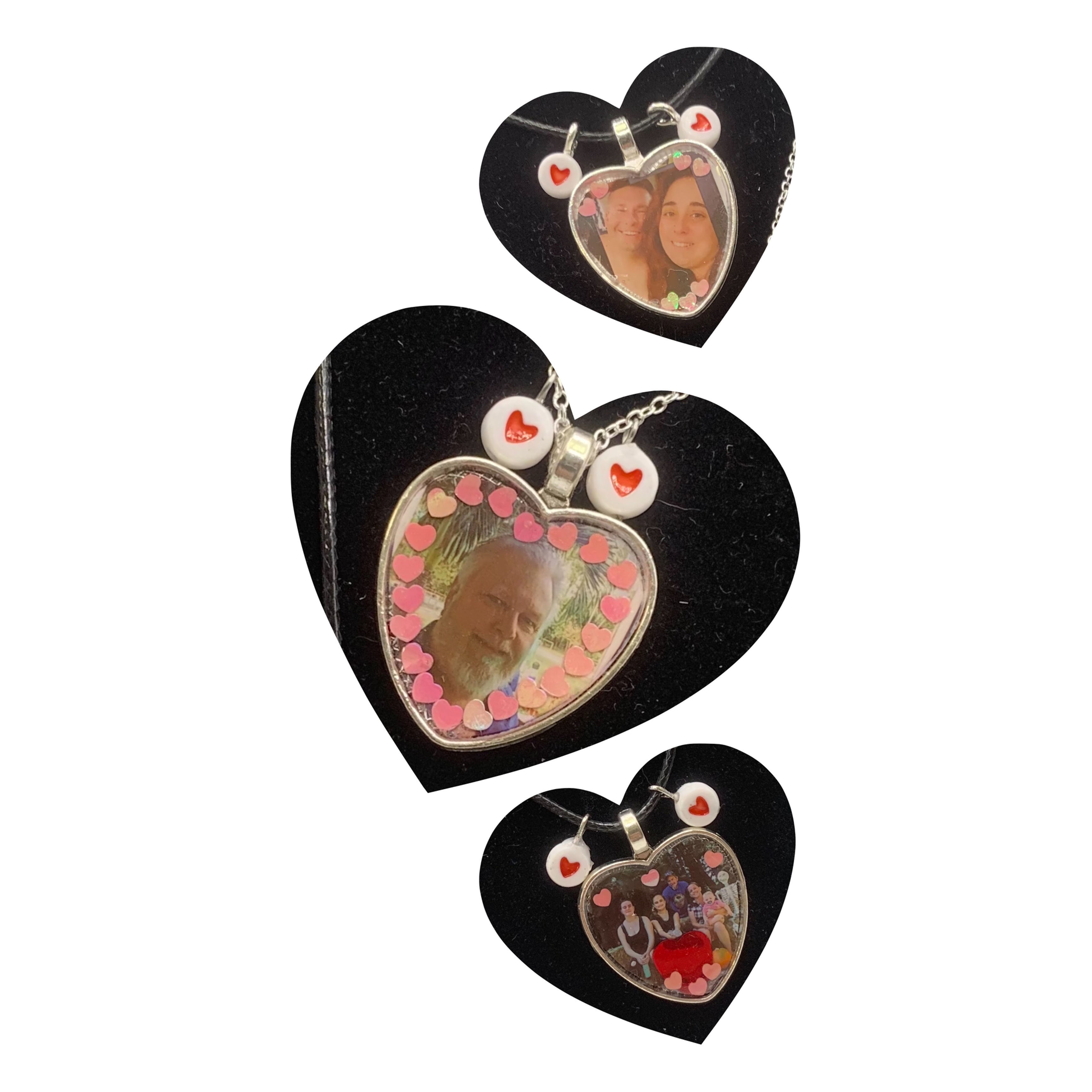 Heart Photo Necklace.