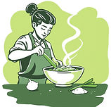 making a Creative dish Illustrator Green Pictogram.jpg