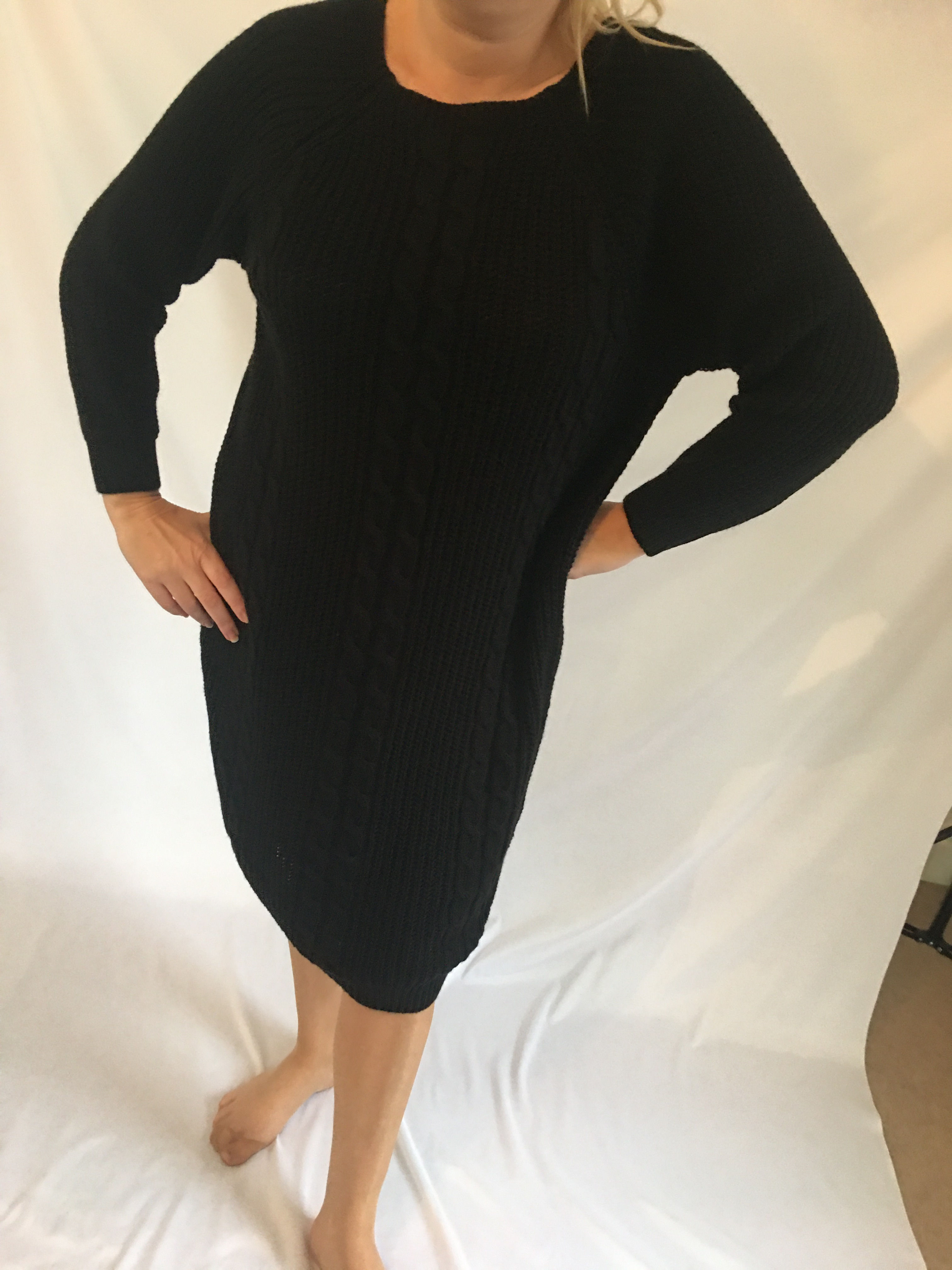 Knitted jumper dress
