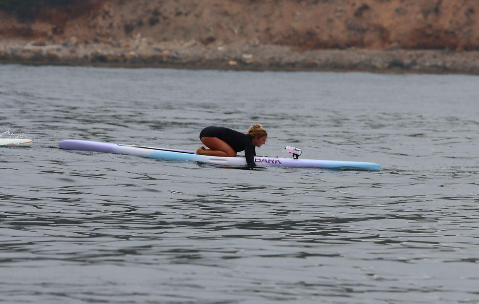 Emily Bark Paddling at the R10 Paddle