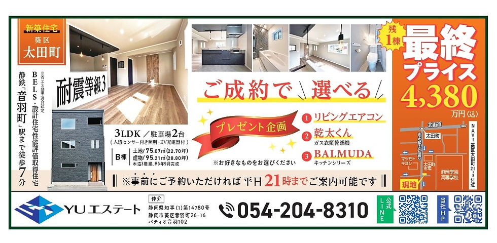 街へのアクセスがいい新築住宅