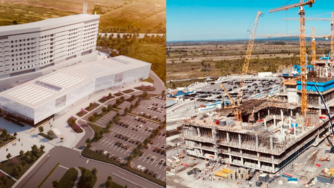 Projet du nouvel hôpital de Vaudreuil : une construction qui avance à grande vitesse