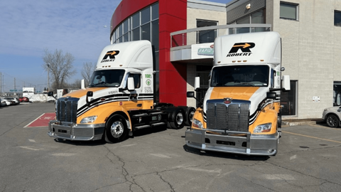 Le Groupe Robert annonce la mise en service de deux nouveaux Peterbilt 579EV
