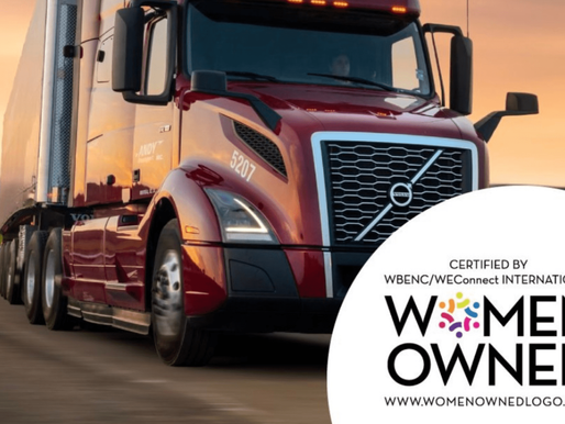 Andy Transport obtient la certification d’entreprise détenue par des femmes de la part de WECo