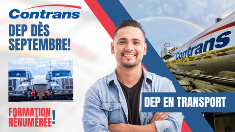 [Contrans Vrac] Vous pouvez maintenant soumettre votre candidature pour le DEP de septembre 