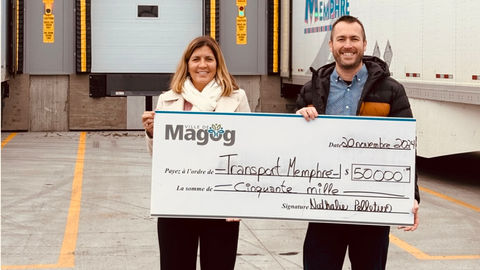 La Ville de Magog accorde une subvention de 50 000 $ à Transport Memphré inc.