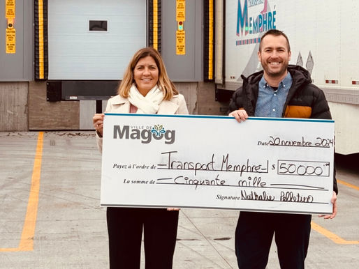 La Ville de Magog accorde une subvention de 50 000 $ à Transport Memphré inc.
