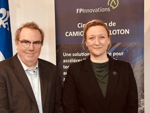 FPInnovations obtient 2 M$ pour un projet de circulation de véhicules automatisés en chemins foresti