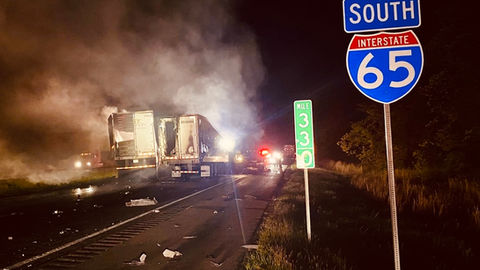 [Indiana] Deux conducteurs de poids lourds perdent la vie dans un violent accident sur l’Interstate 