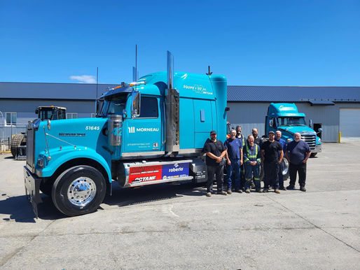 [En photos] Groupe Morneau métamorphose le camion de l’équipe 42