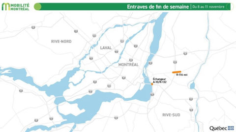 Perturbations routières importantes prévues du 9 au 11 novembre : les fermetures à anticiper