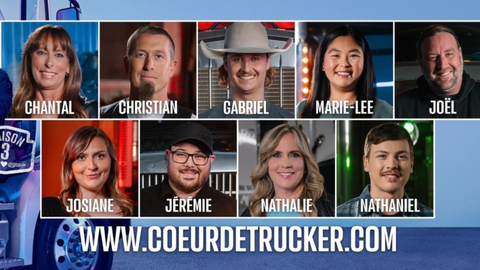 Cœur de trucker est On the Road pour sa 3ème saison avec de nouveaux camionneurs et camionneuses sél