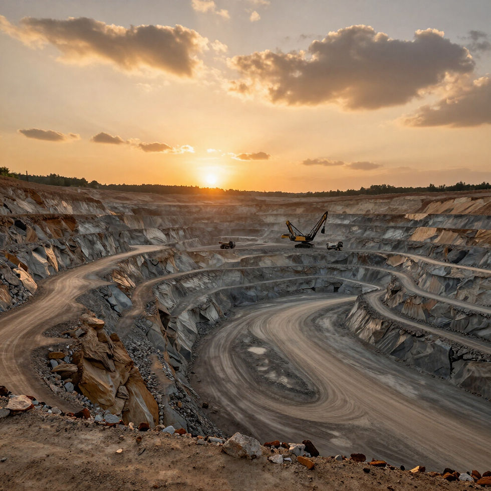 Open-Pit Mine View