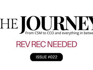 The Journey: #22 Rev Rec Needed