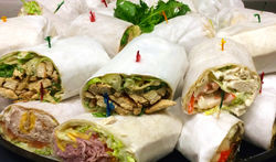 Assorted Lunch Wraps Catered