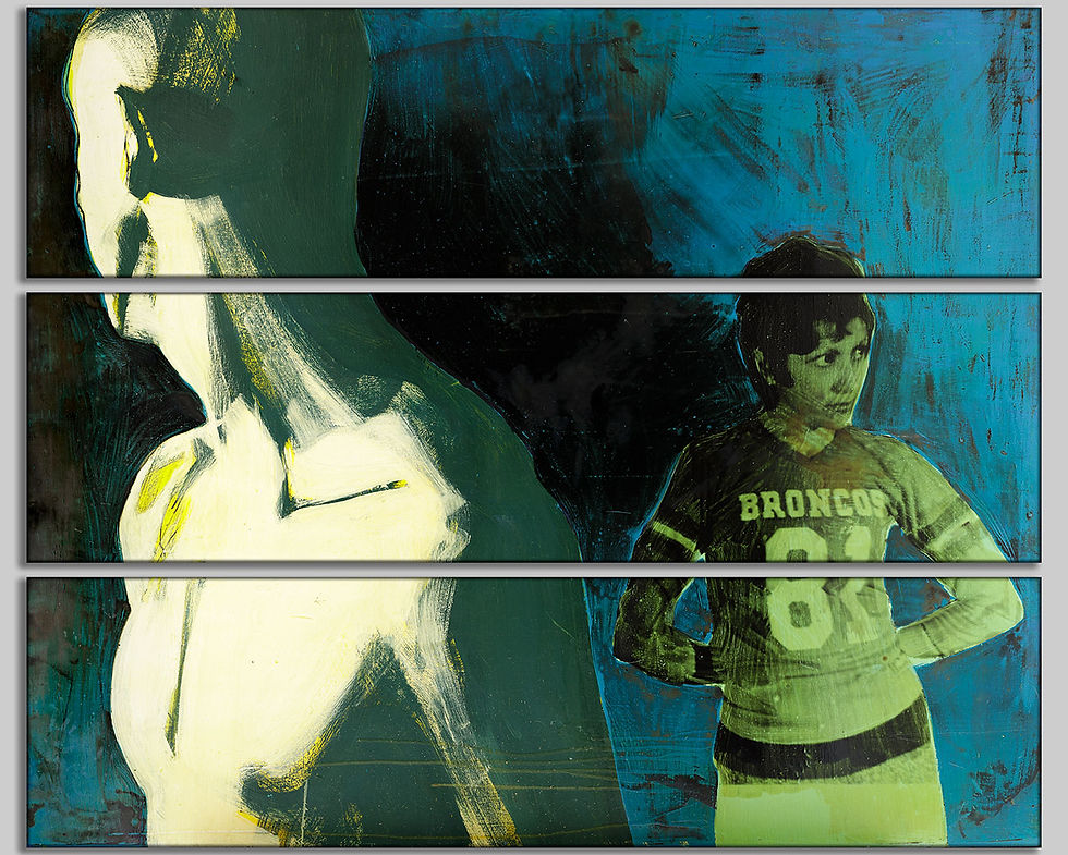 Thumbnail: Canvas Print, Multi Panel 1x3 | MX-20 / Antonis And Nina  | K. Batalamas Art
