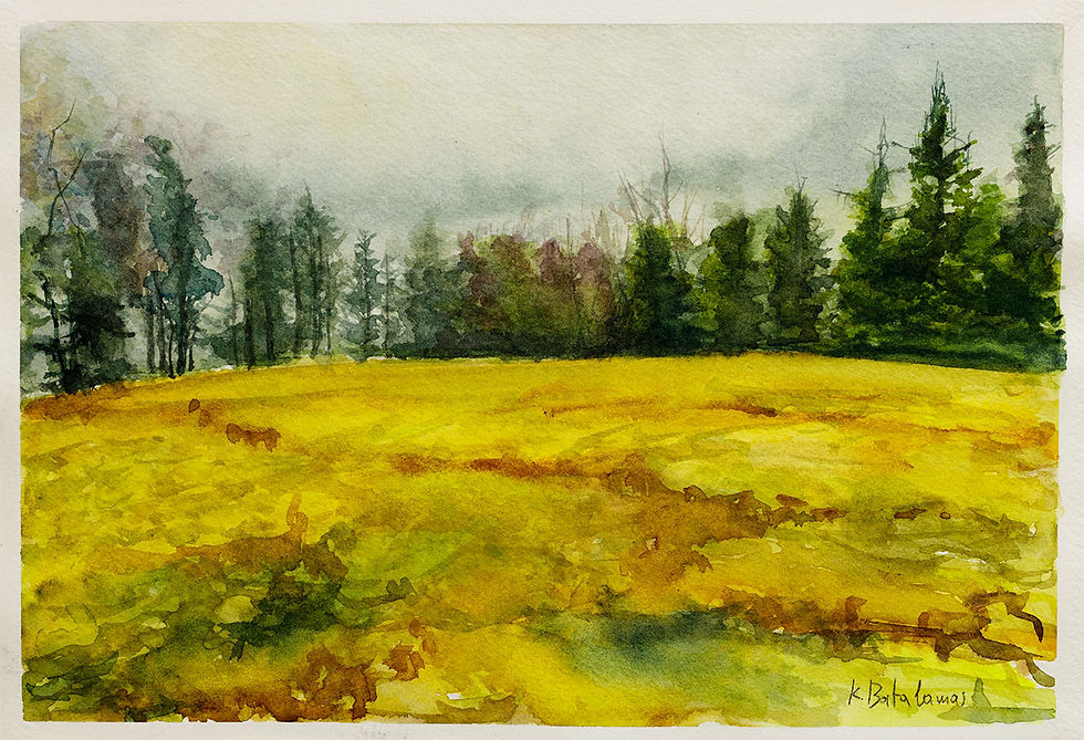 Thumbnail: Fine-Art Paper Print, Unframed | WC-27 / Untitled | K. Batalamas Art