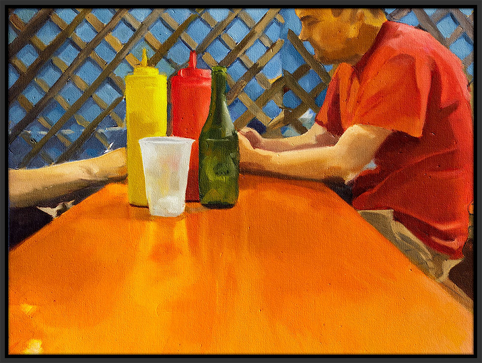 Thumbnail: Art-Box, framed, Horizontal Front Side | OL-04 / Gowanus Yacht Club | K. Batalamas Art