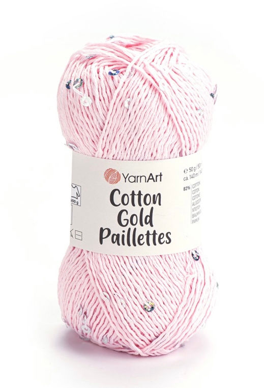 Miniatura: Cotton Gold Paillettes (7101 al 7109)