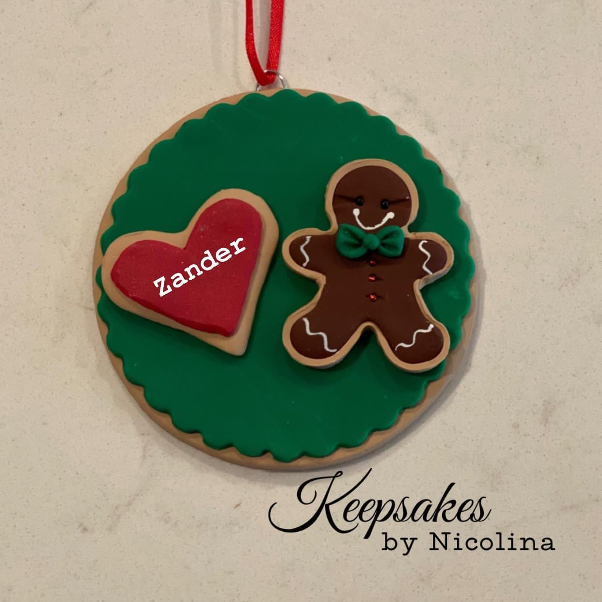 Gingerbread Man Cookie Christman Ornament