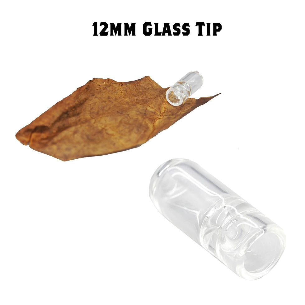Miniaturbild: Rollers-Bullet Glass Tips- 8mm, 10mm, 12mm Sizes- 12 Pack Bundle