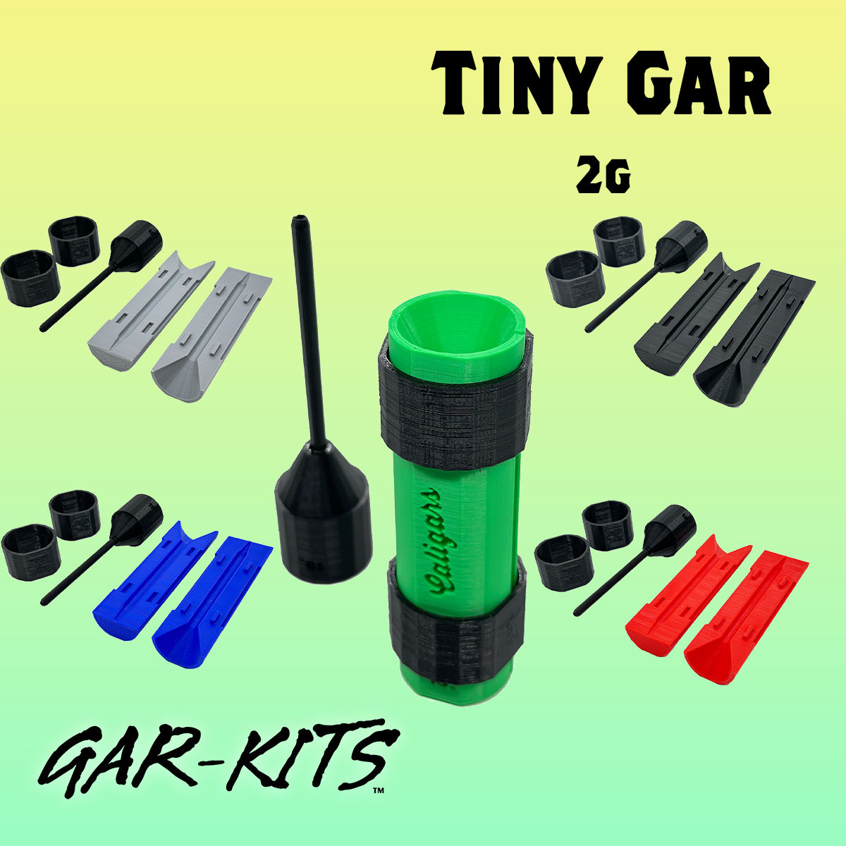 Das Tiny Gar-Kit enthält bis zu 2 g.
