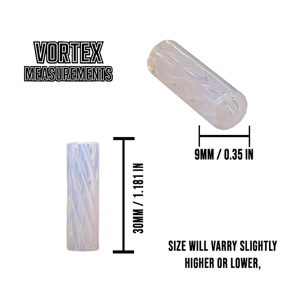 Thumbnail: Glass Tips-Vortex Clear Colors 2pack