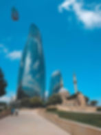 flame towers Baku Azerbaijan