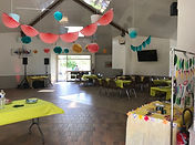 salle de réceptin pour un anniversaire