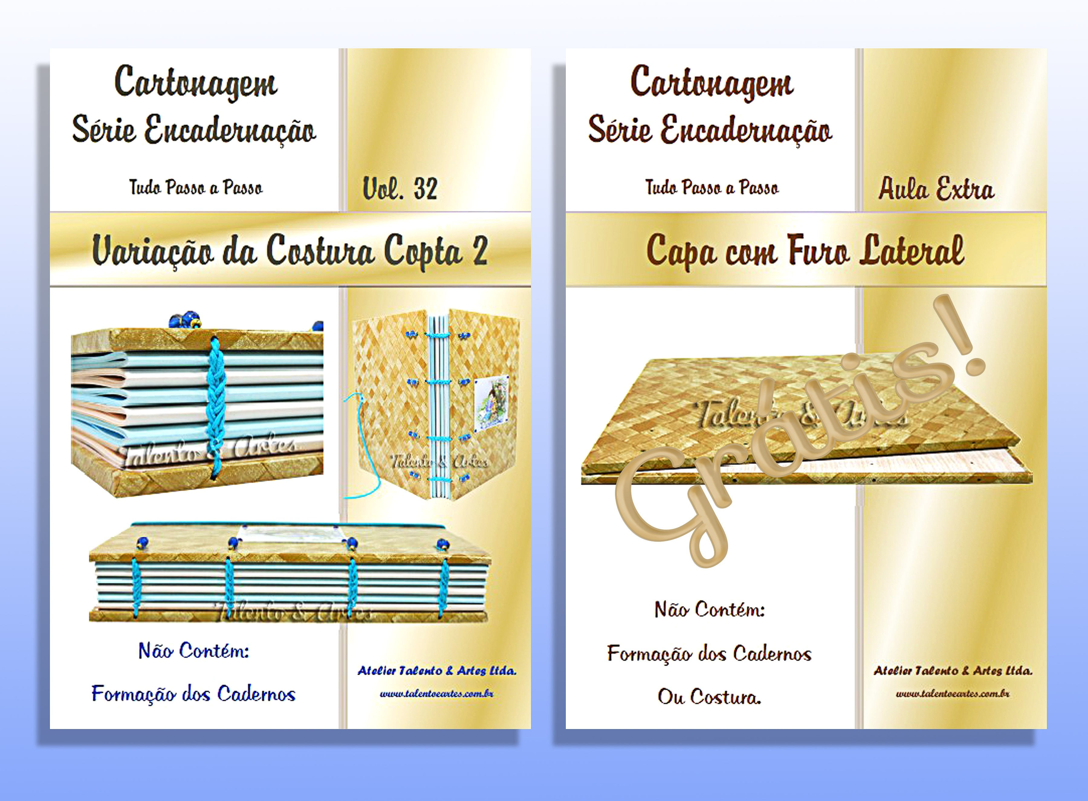 Encadernação Volume 32 - Variação da Costura Copta 2