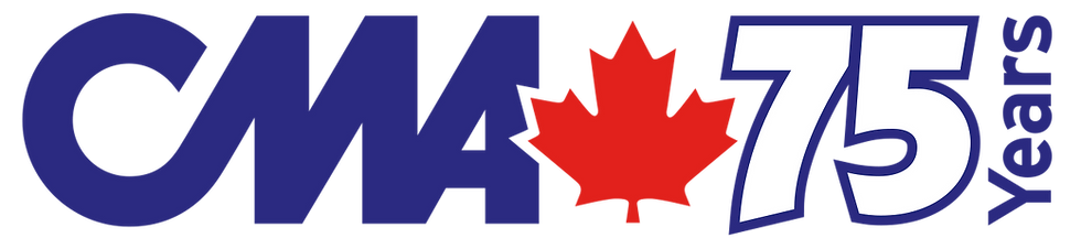 Canadian Motorcycle Association 75th anniversary logo