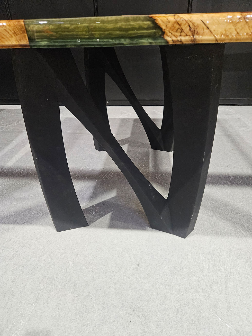 Thumbnail: Beech Epoxy Dining Table