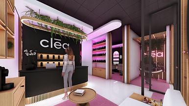 Clēa Headspa retail area