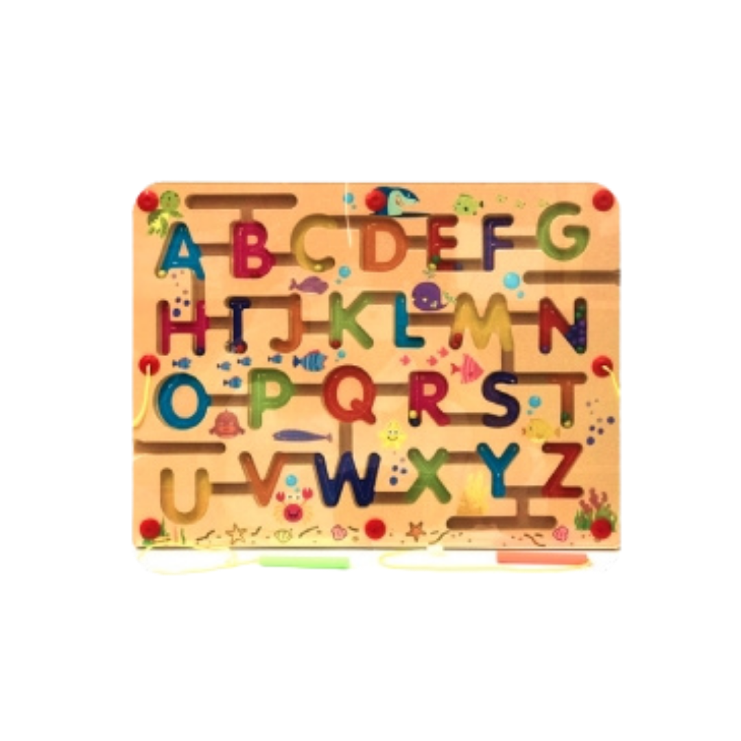 กระดานฝึกลาก A - Z