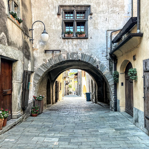 Bard (AO) - Uno dei borghi più Belli d'Italia - Chiesa di Santa Maria Assunta - Dora Baltea - Valle d'Aosta