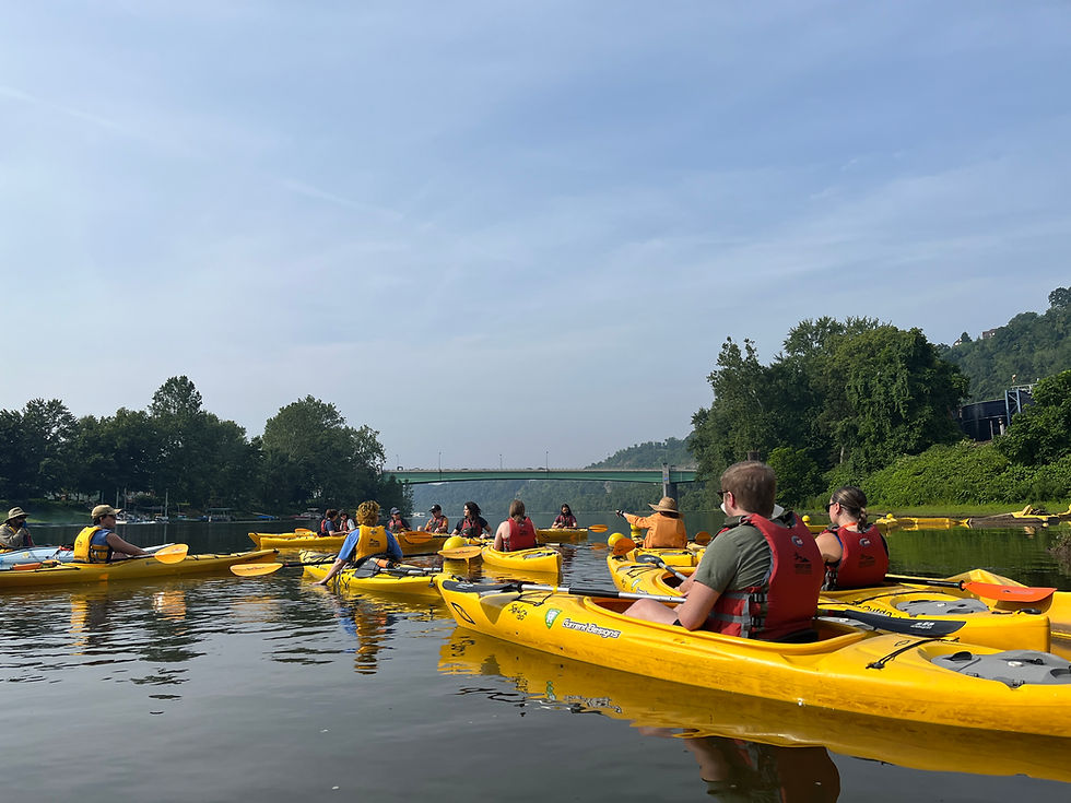 3 Rivers Watch on Kayak (Allegheny River)