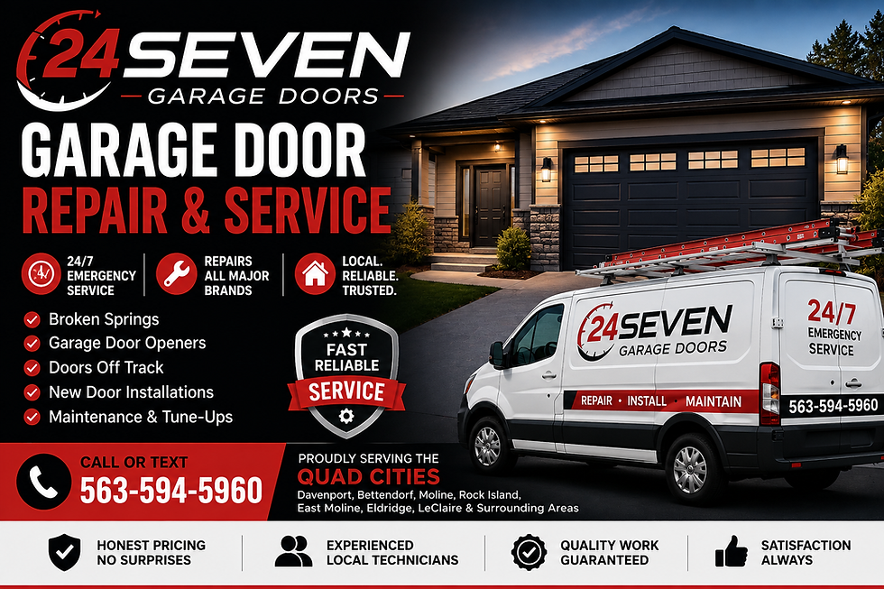 Garage Door Repair in Davenport, IA: Common Problems Homeowners Face