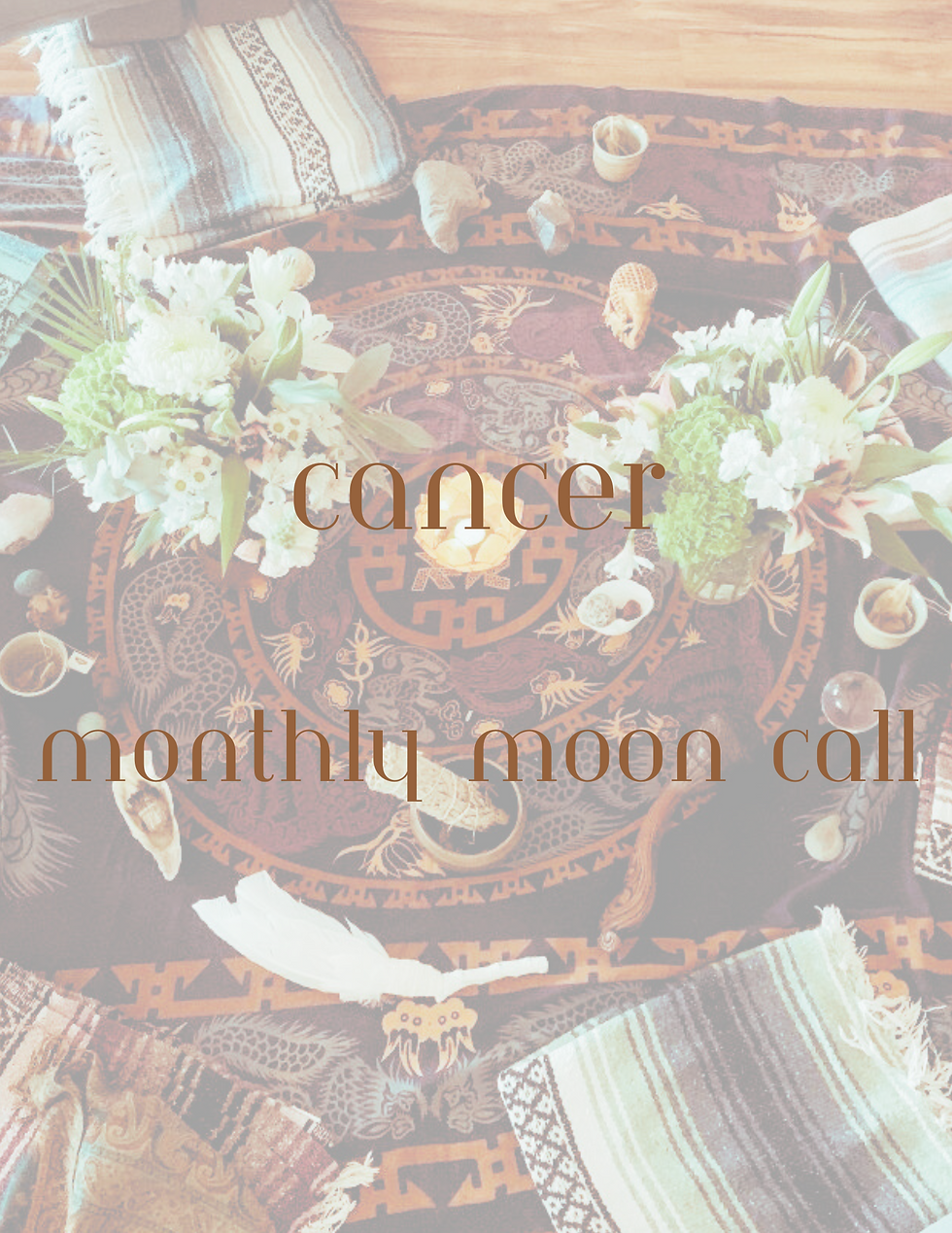 Cancer New Moon- Monthly Moon Call