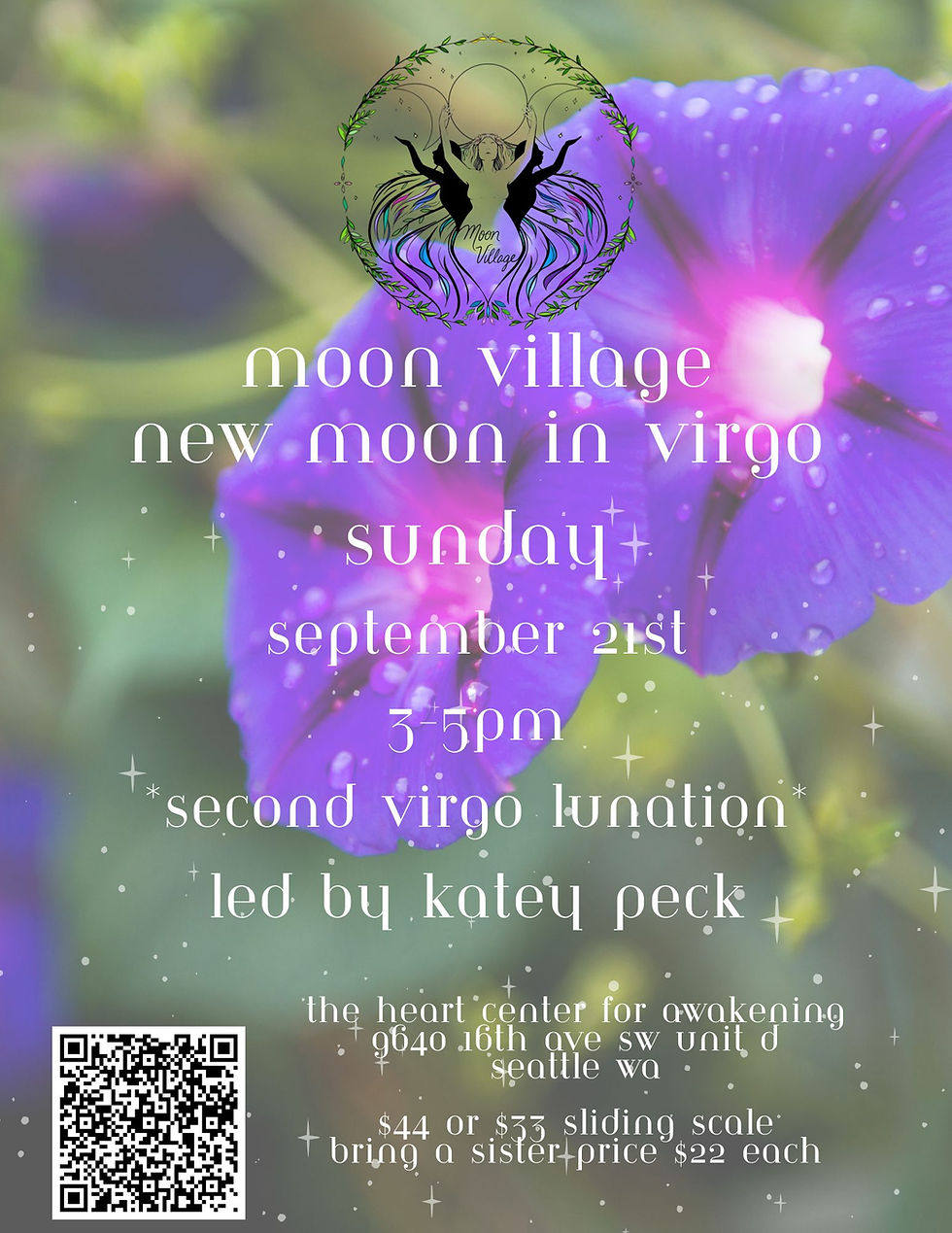 Virgo New Moon- Moon Village *Second Lunation*
