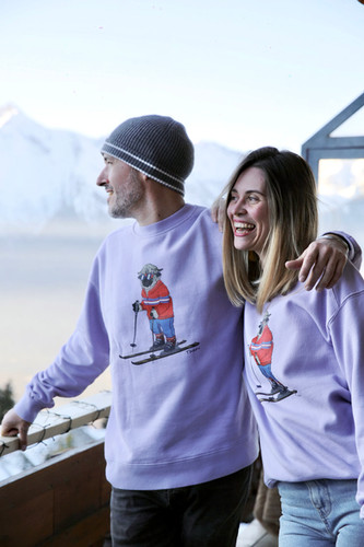 Unisex sweatshirt - Theo Skier | theoleneznoir