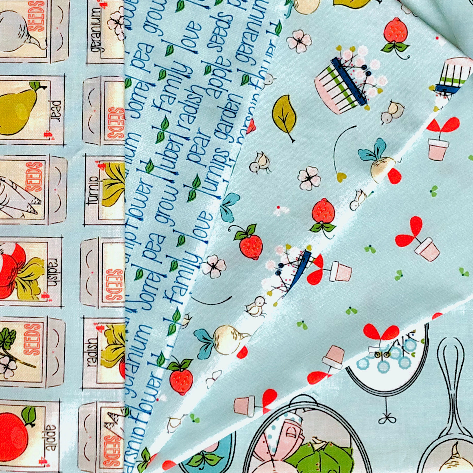 Riley Blake - Hubert and Sorrel - Blues Fat Quarter Bundle (5 fabrics)