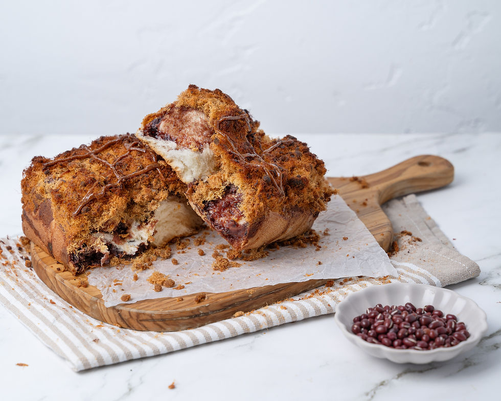 Pork Sung and Red Bean Rolls image
