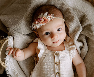 Trockenblumenkranz Neugeborenen