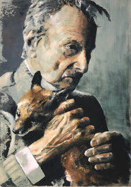 "Lucian Freud, renard"