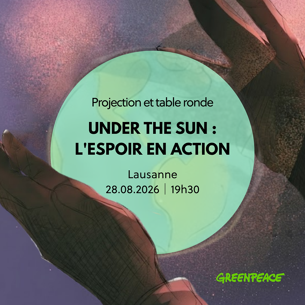 Projection et table ronde - Under the Sun: L'espoir en action