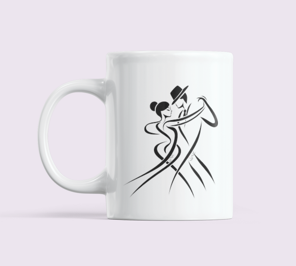 Tango Dans Te Amo Tutku Sevgililer Günü Temalı Hediyelik Baskılı Kupa Bardak